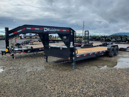 New 2026 Delco Trailers Gooseneck Equipment Tilt / 14,000 GVWR / 83"x24' (8' Stationary)