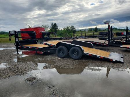 New 2026 Delco Trailers Gooseneck Equipment Tilt / 14,000 GVWR / 83"x24' (8' Stationary)