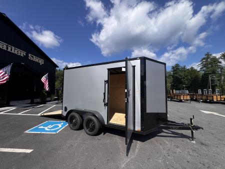 New 2027 Spartan 7X12 +2ft V-nose/7' interior height / .080 Polycore Exterior/ Ext. Tongue - 7000GVW