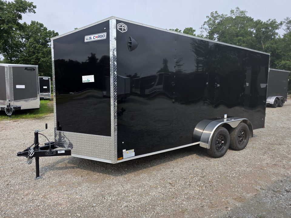 New 2027 US Cargo 7X16 TANDEM AXLE 6'6 TALL RAMP DOOR DRINGS Cargo / Enclosed Trailer