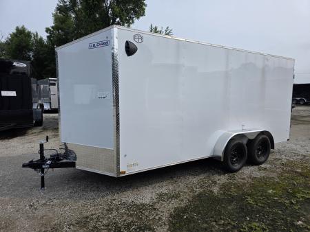New 2027 US Cargo 7X16 TANDEM AXLE 6'6 TALL RAMP DOOR DRINGS Cargo / Enclosed Trailer