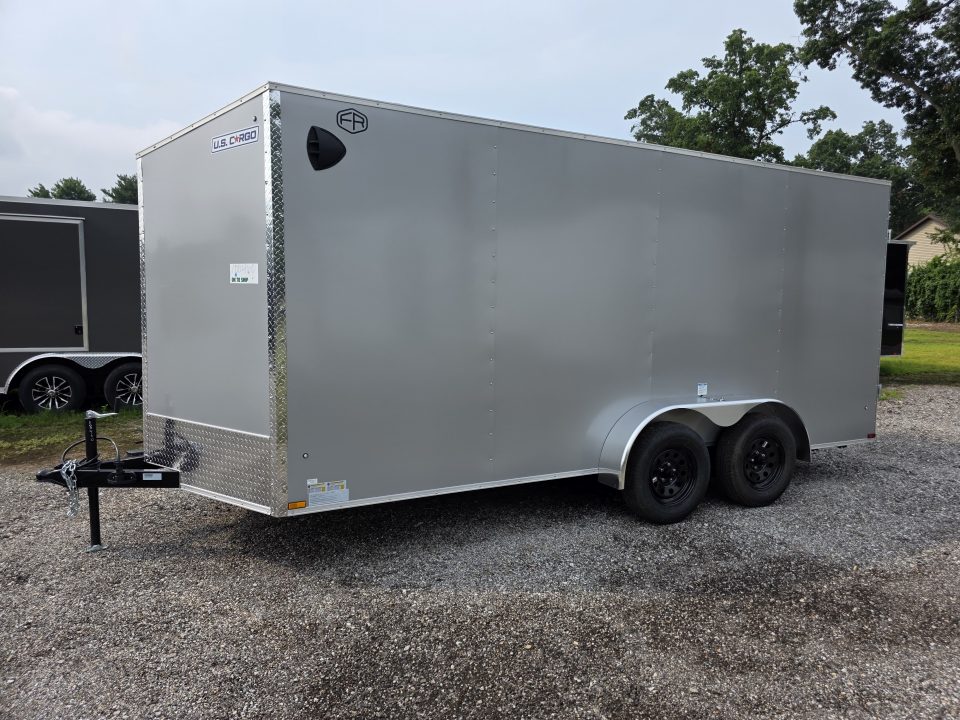 New 2027 US Cargo 7X16 TANDEM AXLE 6'6 TALL RAMP DOOR DRINGS Cargo / Enclosed Trailer