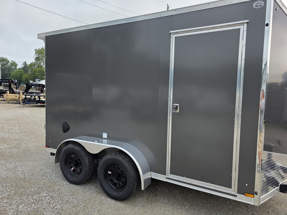 New 2027 US Cargo 6.5X12 TANDEM AXLE POLY 080 SCREWLESS 7' INSIDE DRINGS SXS UTV GOLFCART MOWER 7K GVWR Cargo / Enclosed Trailer