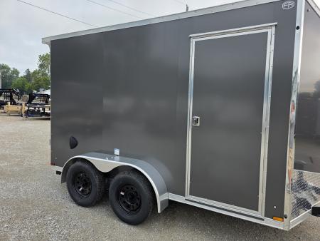New 2027 US Cargo 6.5X12 TANDEM AXLE POLY 080 SCREWLESS 7' INSIDE DRINGS SXS UTV GOLFCART MOWER 7K GVWR Cargo / Enclosed Trailer