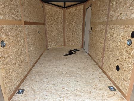 New 2027 US Cargo 6.5X12 TANDEM AXLE POLY 080 SCREWLESS 7' INSIDE DRINGS SXS UTV GOLFCART MOWER 7K GVWR Cargo / Enclosed Trailer