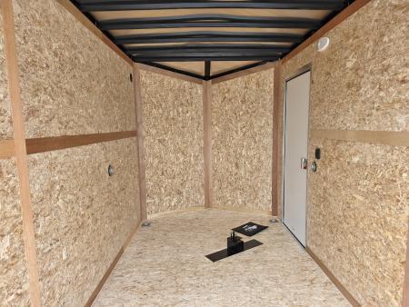 New 2027 US Cargo 6.5X12 TANDEM AXLE POLY 080 SCREWLESS 7' INSIDE DRINGS SXS UTV GOLFCART MOWER 7K GVWR Cargo / Enclosed Trailer