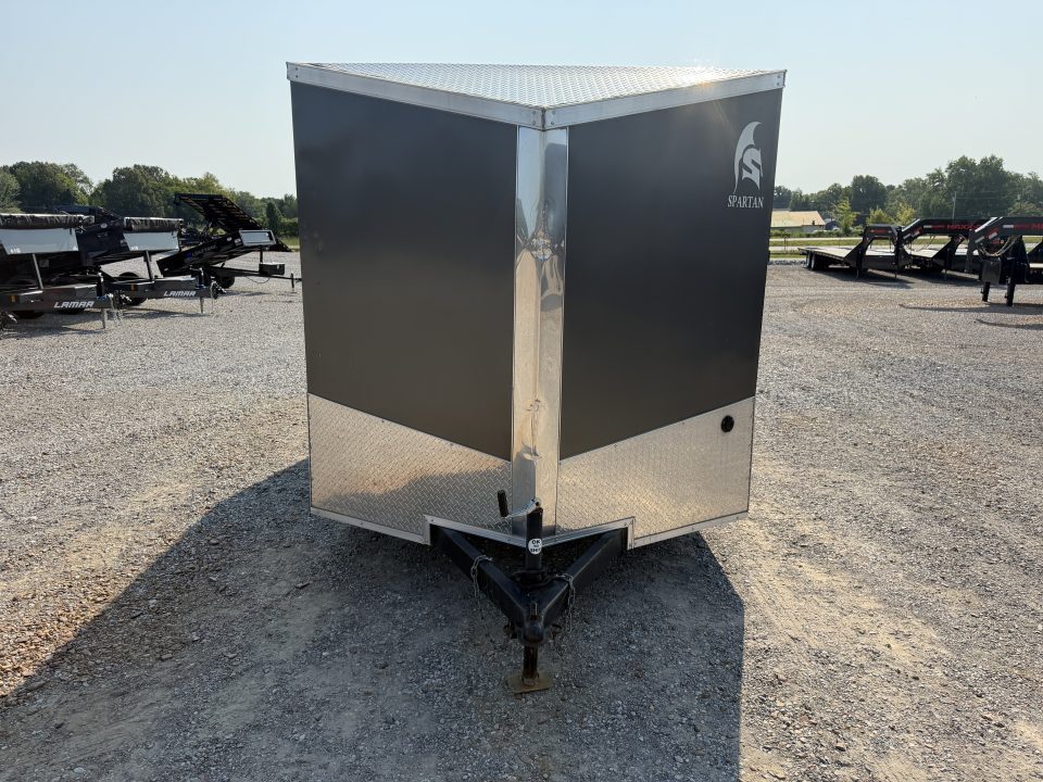 Used 2021 Spartan 7'X12' 3K GVWR Enclosed Trailer