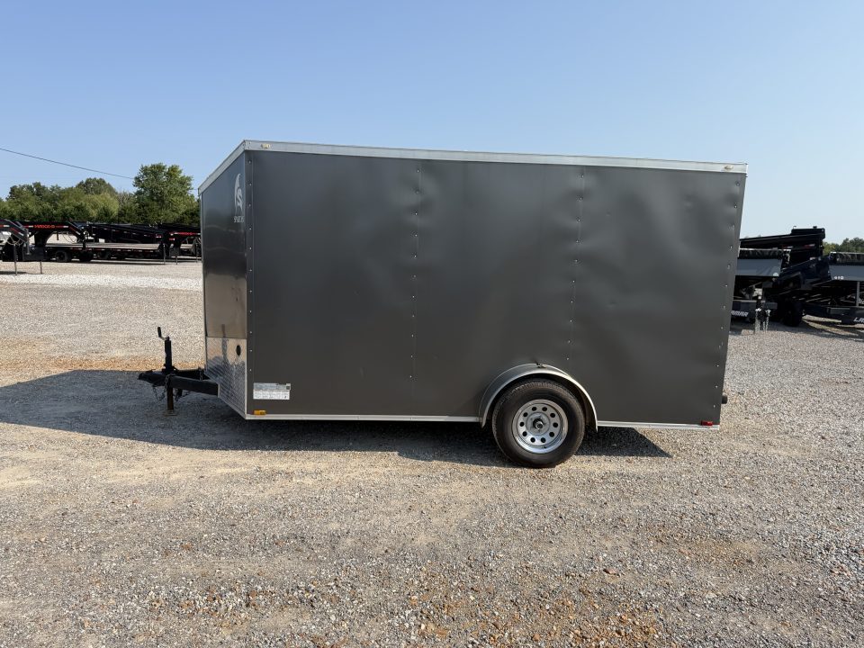 Used 2021 Spartan 7'X12' 3K GVWR Enclosed Trailer