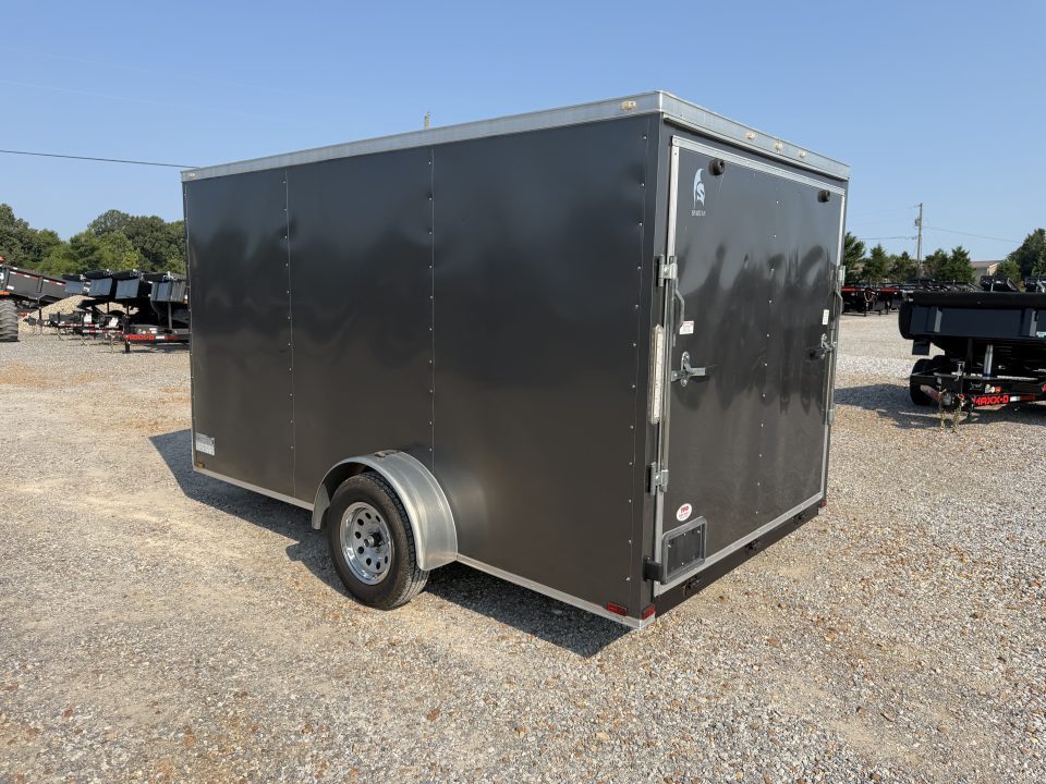 Used 2021 Spartan 7'X12' 3K GVWR Enclosed Trailer