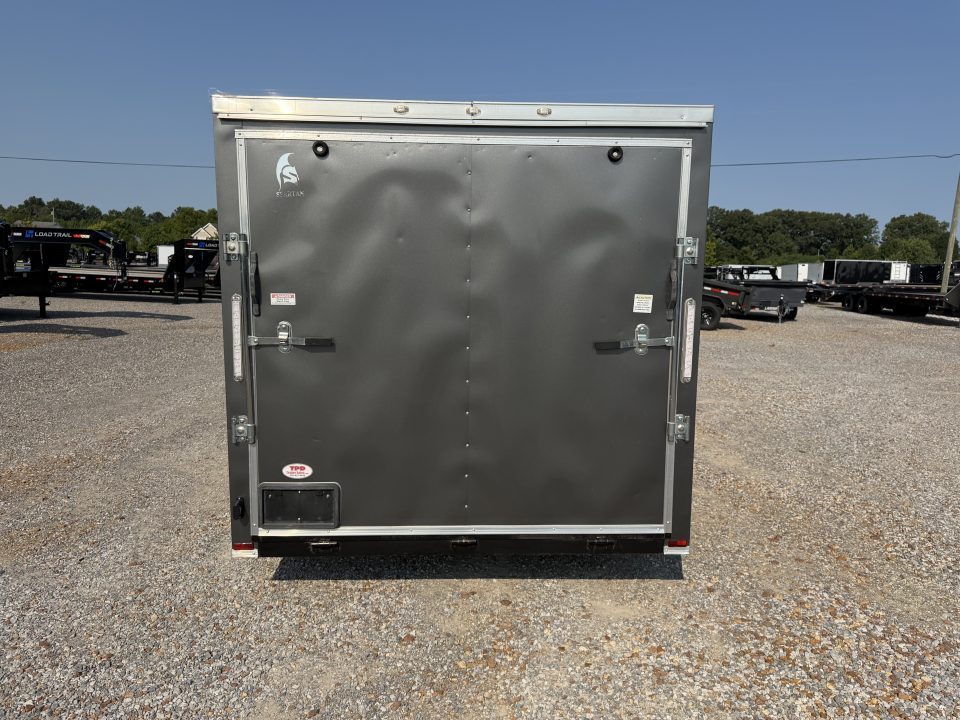 Used 2021 Spartan 7'X12' 3K GVWR Enclosed Trailer