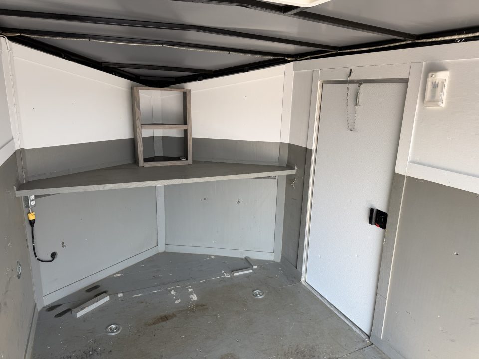 Used 2021 Spartan 7'X12' 3K GVWR Enclosed Trailer