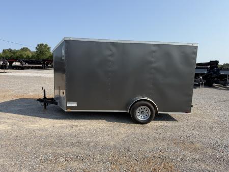 Used 2021 Spartan 7'X12' 3K GVWR Enclosed Trailer