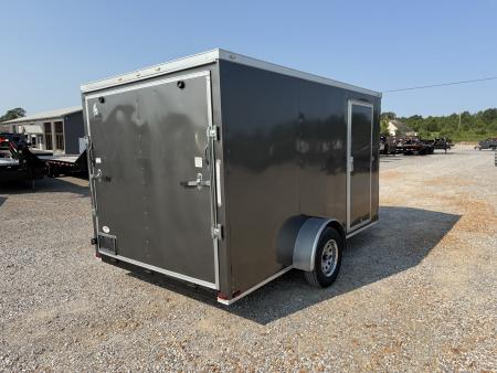 Used 2021 Spartan 7'X12' 3K GVWR Enclosed Trailer