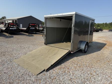 Used 2021 Spartan 7'X12' 3K GVWR Enclosed Trailer