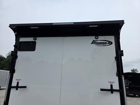 New 2027 Formula Trailers 7x16 7' INSIDE 080 SCREWLESS BLACKOUT ALUM WHEELS SXS UTV GOLFCART Cargo / Enclosed Trailer