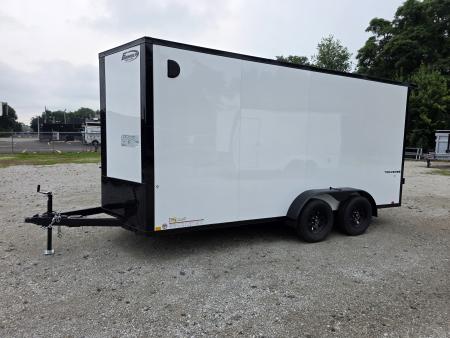 New 2027 Formula Trailers 7x16 7' INSIDE 080 SCREWLESS BLACKOUT ALUM WHEELS SXS UTV GOLFCART Cargo / Enclosed Trailer