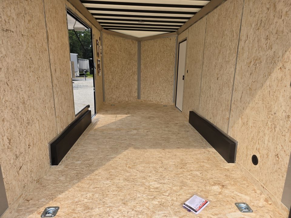 New 2027 Formula Trailers 7.5X16 UTV SXS ESCAPE DOOR BLACKOUT SCREWLESS GOLF CART Cargo / Enclosed Trailer