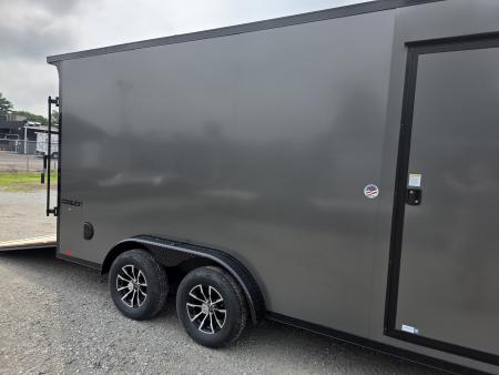 New 2027 Formula Trailers 7.5X16 UTV SXS ESCAPE DOOR BLACKOUT SCREWLESS GOLF CART Cargo / Enclosed Trailer