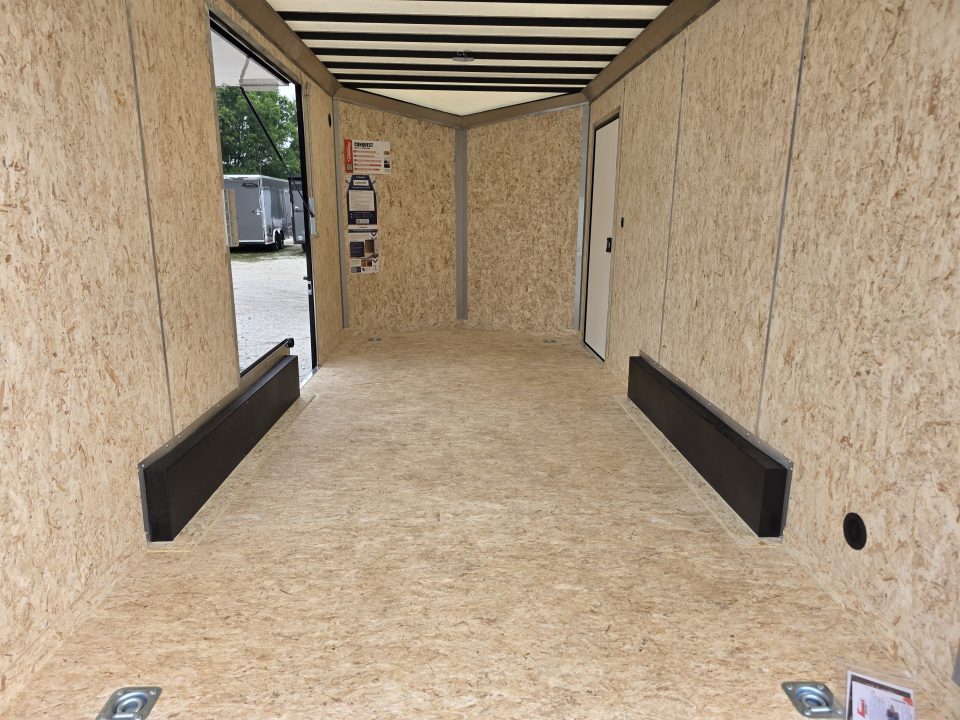 New 2027 Formula Trailers 7.5X16 UTV SXS ESCAPE DOOR BLACKOUT SCREWLESS GOLF CART Cargo / Enclosed Trailer