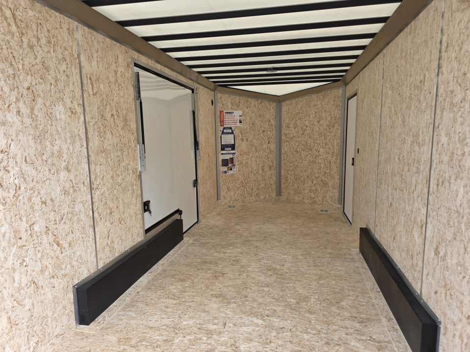 New 2027 Formula Trailers 7.5X16 UTV SXS ESCAPE DOOR BLACKOUT SCREWLESS GOLF CART Cargo / Enclosed Trailer