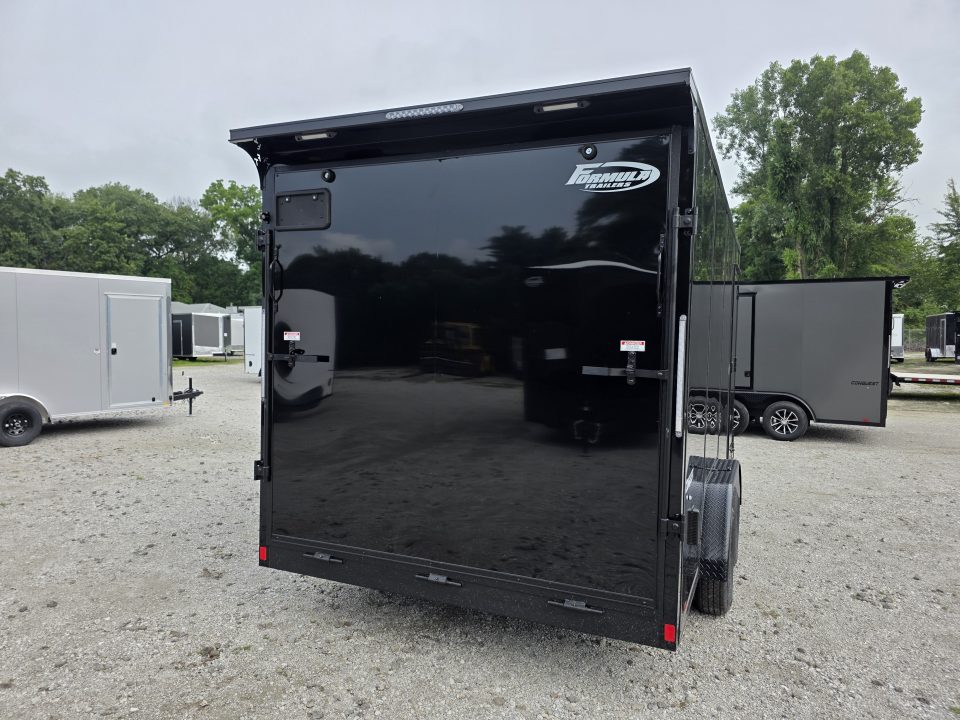 New 2027 Formula Trailers 7.5X16 UTV SXS ESCAPE DOOR BLACKOUT SCREWLESS GOLF CART Cargo / Enclosed Trailer