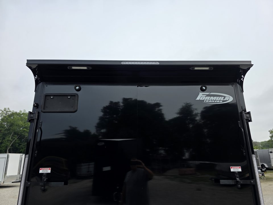 New 2027 Formula Trailers 7.5X16 UTV SXS ESCAPE DOOR BLACKOUT SCREWLESS GOLF CART Cargo / Enclosed Trailer
