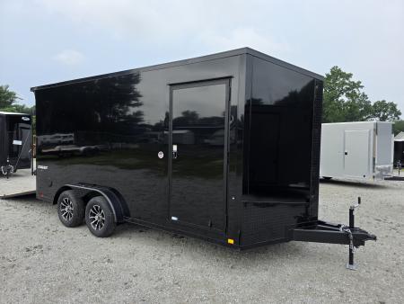 New 2027 Formula Trailers 7.5X16 UTV SXS ESCAPE DOOR BLACKOUT SCREWLESS GOLF CART Cargo / Enclosed Trailer