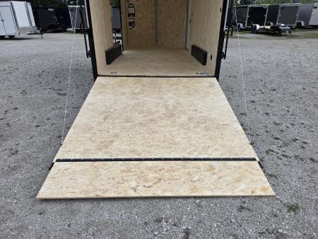 New 2027 Formula Trailers 7.5X16 UTV SXS ESCAPE DOOR BLACKOUT SCREWLESS GOLF CART Cargo / Enclosed Trailer