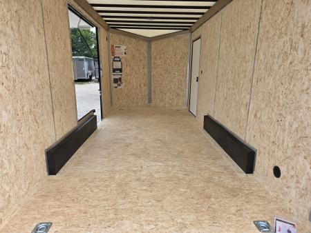 New 2027 Formula Trailers 7.5X16 UTV SXS ESCAPE DOOR BLACKOUT SCREWLESS GOLF CART Cargo / Enclosed Trailer