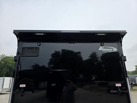 New 2027 Formula Trailers 7.5X16 UTV SXS ESCAPE DOOR BLACKOUT SCREWLESS GOLF CART Cargo / Enclosed Trailer