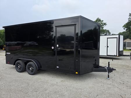 New 2027 Formula Trailers 7.5X16 UTV SXS SCREWLESS 080 BLACKOUT TRIM GOLF CART 7.5 X 16 Cargo / Enclosed Trailer