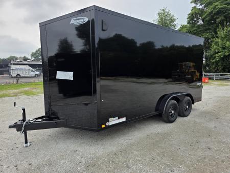 New 2027 Formula Trailers 7.5X16 UTV SXS SCREWLESS 080 BLACKOUT TRIM GOLF CART 7.5 X 16 Cargo / Enclosed Trailer