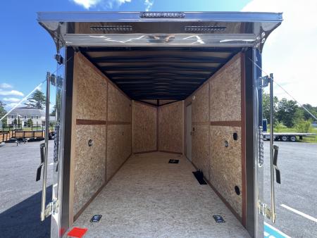 New 2027 US Cargo 7x12 + 2ft V nose/ I beam frame/ 7' interior/ Polycore / Ext. Tongue - 7000GVW