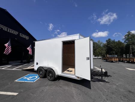 New 2027 US Cargo 7x12 + 2ft V nose/ I beam frame/ 7' interior/ Polycore / Ext. Tongue - 7000GVW