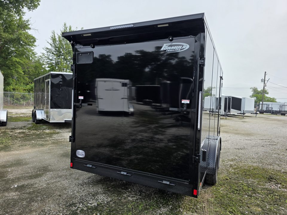 New 2027 Formula Trailers 7.5X16 UTV SXS SCREWLESS 080 BLACKOUT TRIM GOLF CART 7.5 X 16 Cargo / Enclosed Trailer