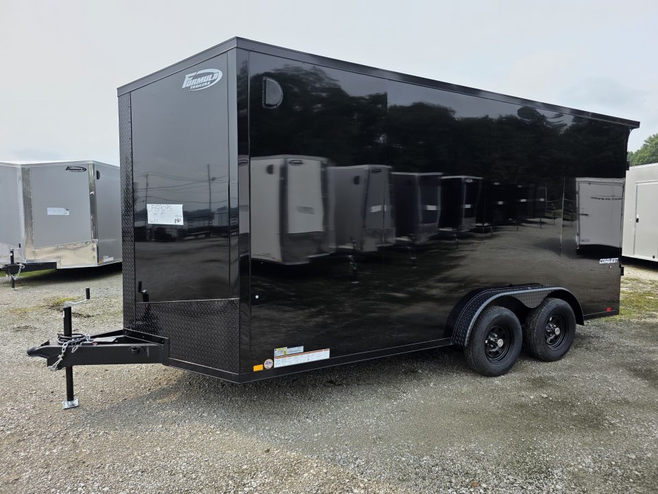 New 2027 Formula Trailers 7.5X16 UTV SXS SCREWLESS 080 BLACKOUT TRIM GOLF CART 7.5 X 16 Cargo / Enclosed Trailer
