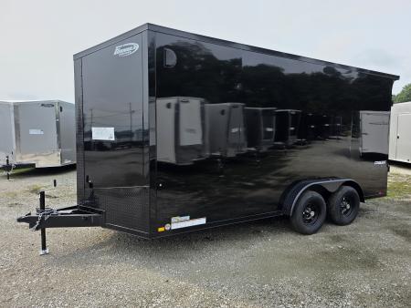New 2027 Formula Trailers 7.5X16 UTV SXS SCREWLESS 080 BLACKOUT TRIM GOLF CART 7.5 X 16 Cargo / Enclosed Trailer