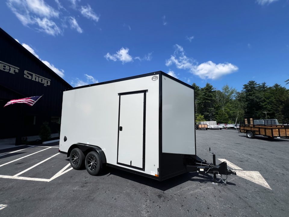 New 2027 US Cargo 7.5X14+ 2ft V-Nose /.080 Polycore / I-Beam Frame / 7'6 interior/ Blackout Package - 7000GVW