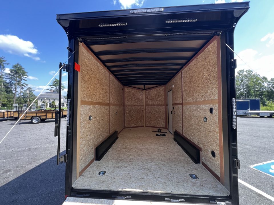 New 2027 US Cargo 7.5X14+ 2ft V-Nose /.080 Polycore / I-Beam Frame / 7'6 interior/ Blackout Package - 7000GVW