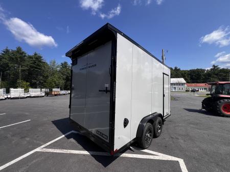 New 2027 US Cargo 7.5X14+ 2ft V-Nose /.080 Polycore / I-Beam Frame / 7'6 interior/ Blackout Package - 7000GVW