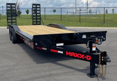 New MAXX-D 24'x 102  H8X Buggy Hauler Trailer: 17.5K GVWR, Stand Up Ramps, Drive Over Fenders