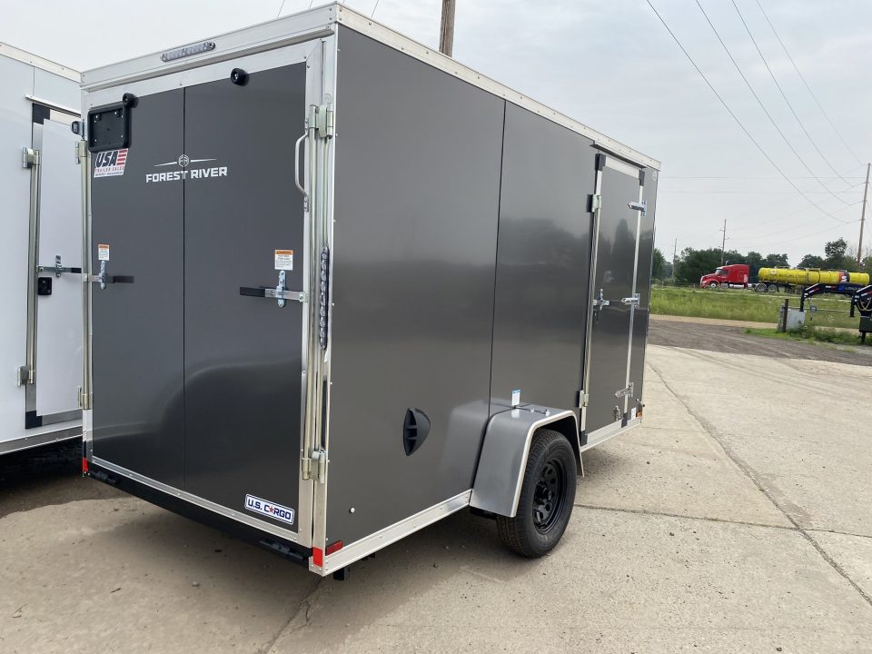 New 2027 US Cargo 6x12 V-Nose 6Ft 6In w/Ramp Door Cargo / Enclosed Trailer