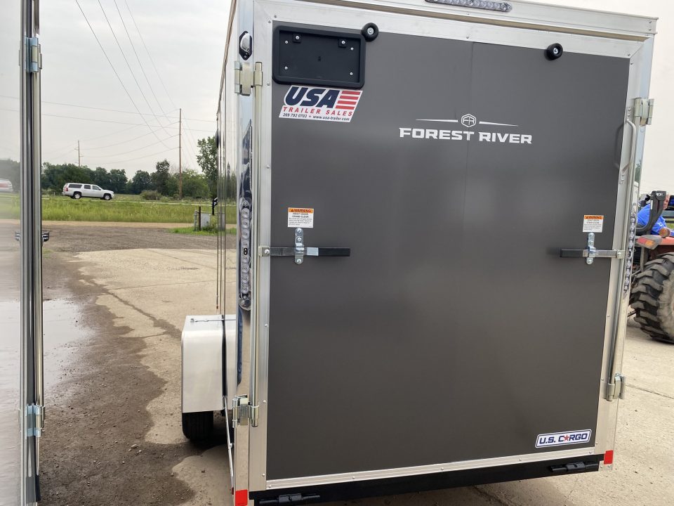 New 2027 US Cargo 6x12 V-Nose 6Ft 6In w/Ramp Door Cargo / Enclosed Trailer