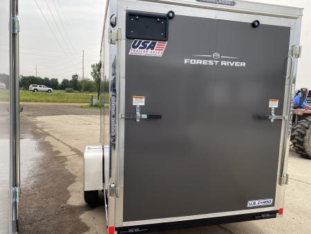 New 2027 US Cargo 6x12 V-Nose 6Ft 6In w/Ramp Door Cargo / Enclosed Trailer
