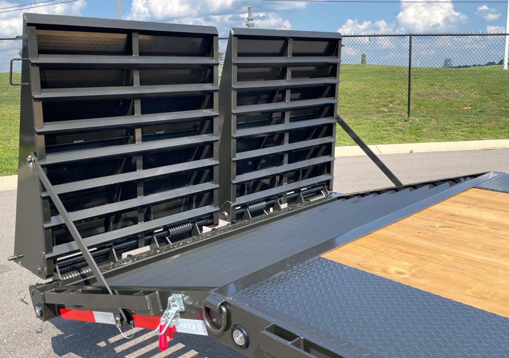New MAXX-D 22' X 102" DOX Deck Over Trailer: 14K GVWR, Maxx Ramps, Spare