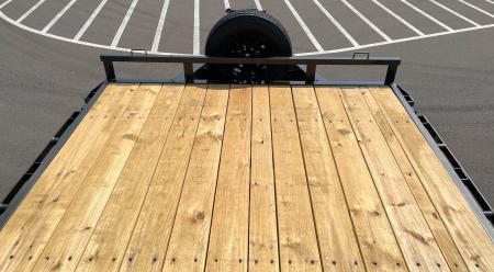 New MAXX-D 22' X 102" DOX Deck Over Trailer: 14K GVWR, Maxx Ramps, Spare