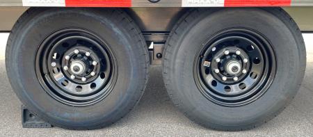 New MAXX-D 22' X 102" DOX Deck Over Trailer: 14K GVWR, Maxx Ramps, Spare