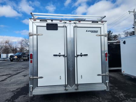 New 2027 Legend Trailers 8.5X18TVTA52 Aluminum Cargo / Enclosed Trailer