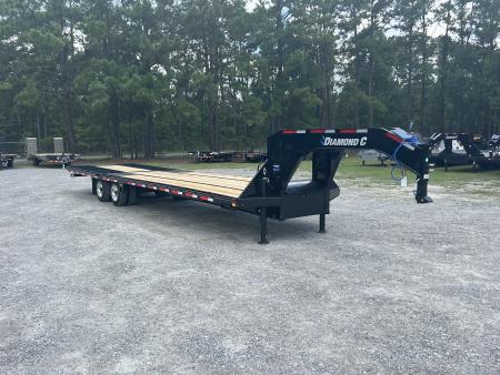New 2027 Diamond C FMAX212 Hydraulic Dovetail 35ft (23ft+12ft) 12K Axles, #17,170lbs Payload