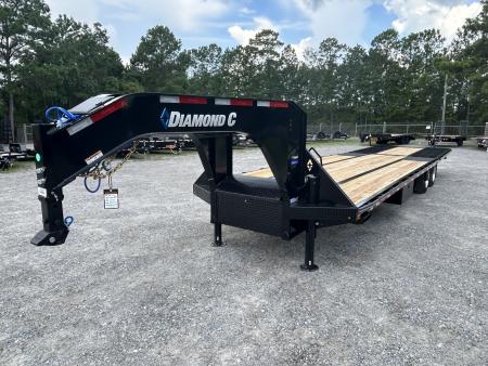 New 2027 Diamond C FMAX212 Hydraulic Dovetail 35ft (23ft+12ft) 12K Axles, #17,170lbs Payload